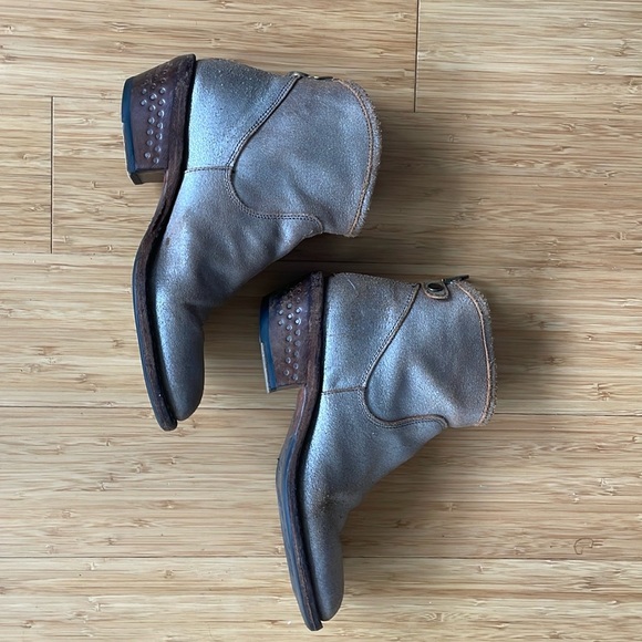 Fiorentini + Baker Italian-made champagne/rose gold ankle boots, size 36! - Picture 5 of 10